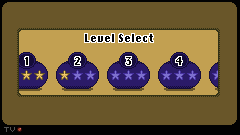 Level select mockup